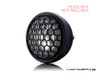 7" Honeycomb Grille Design Black CNC Aluminum Headlight Guard Cover