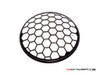 7" Honeycomb Grille Design Black CNC Aluminum Headlight Guard Cover