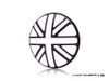 5.75" Union Jack Design Black / Contrast CNC Aluminum Headlight Guard Cover