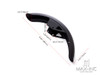 Matte Black Universal Metal Cafe Racer Front Fender / Guard