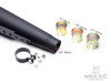 Matte Black Universal Trumpet Stainless Exhaust / Muffler
