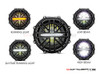 MONZA 5.75 Inch CNC Machined Aluminum LED Headlight - Union Jack Cover