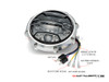 MONZA 5.75 Inch CNC Machined Aluminum LED Headlight - Strata Cover
