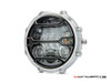 MONZA 5.75 Inch CNC Machined Aluminum LED Headlight - Strata Cover