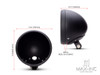 7.7 INCH Matte Black Bottom Mount Metal Headlight Housing + Bezel Combo