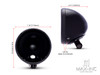 7.7 INCH Gloss Black Bottom Mount Metal Headlight Housing + Bezel Combo