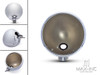 7.7 INCH Chrome Bottom Mount Metal Headlight Housing + Bezel Combo