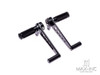 Black Universal Cafe Racer CNC Machined Aluminum Rear Sets