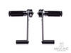 Black Universal Cafe Racer CNC Machined Aluminum Rear Sets