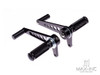 Black Universal Cafe Racer CNC Machined Aluminum Rear Sets