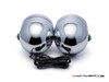 Chrome "Dictator" Twin LED Projector Headlight
