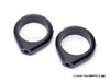 Black CNC Machined Billet Alum Fork Mount Auxiliary Light Clamps - Sizes 32-59mm