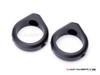 Black CNC Machined Billet Alum Fork Mount Auxiliary Light Clamps - Sizes 32-59mm