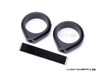 Black CNC Machined Billet Alum Fork Mount Auxiliary Light Clamps - Sizes 32-59mm
