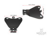 Black Custom Bobber Solo Saddle Seat Baseplate Bracket