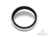5 Inch Visor Speedometer Gauge Bezel Cover Trim Ring Fit For Harley Softail FXST/BLACK CUT
