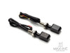 HARLEY MINI TURNER LAMP BLACK RED LENS