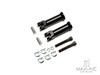 Motorcycle Passenger Foot Pegs Support Mount 2.25" Footrest Clevis Kit For Harley Softail Fatboy Heritage Softail FXST 2000-2006