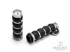 XL883 1200 X48 72 Motorcycle CHROME CUT Racing Knurling Hand grip