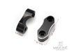 Motorcycle Handlebar Riser Mount Clamps Adaptor 22mm (7/8inch) For Dirt Bike ATV Quad CNC Aluminum Black Cut Motorcycle Accessories