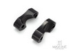 Motorcycle Handlebar Riser Mount Clamps Adaptor 22mm (7/8inch) For Dirt Bike ATV Quad CNC Aluminum Black Cut Motorcycle Accessories
