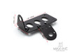 Universal Motorcycle Side Mounted Tail Light Frame License Plate Bracket Retro Metal Motorcycle Accessories for harley