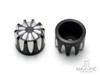 Motorcycle Front Axle Nut Covers Caps Aluminum Black Cut For Harley Sportster Touring Softail Dyna VRSC 