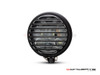 5.75 INCH MATTE BLACK BATES LED MOD INTEGRATED HEADLIGHT - DRL+ TURN SIGNALS - VENT