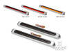 Smoked Waterproof Integrated Sequential Turn Signals / Tail / Stop w/ Silver Cover