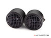 MATTE BLACK DICTATOR TWIN LED PROJECTOR HEADLIGHT with Grill
