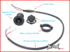 Universal 12v Fairing / Flush Mount Cigarette Lighter Power Socket