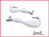 High Quality White Plastic / Aluminium Hand Guards - Fits 7/8 Bars