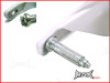 High Quality White Plastic / Aluminium Hand Guards - Fits 7/8 Bars