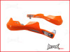 High Quality Orange Plastic / Aluminium Hand Guards - Fits 7/8 Bars