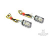Black Tiny LED Turn Signals / Indicators - Small & Bright
