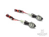Black Alloy Micro Cyclops LED Turn Signals / Indicators - Small & Bright