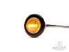 AMBER 12v Round Flush Mount LED Mini Marker Lights