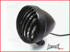 6.5 INCH Matte Black Universal Aluminium Prison Bar Headlight