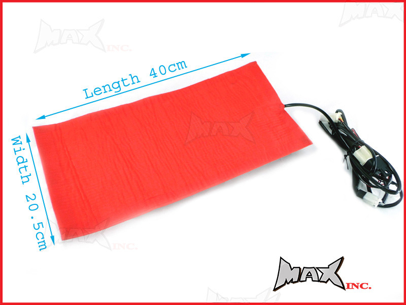 Universal 12v Carbon Fiber Motorcycle Seat Heater