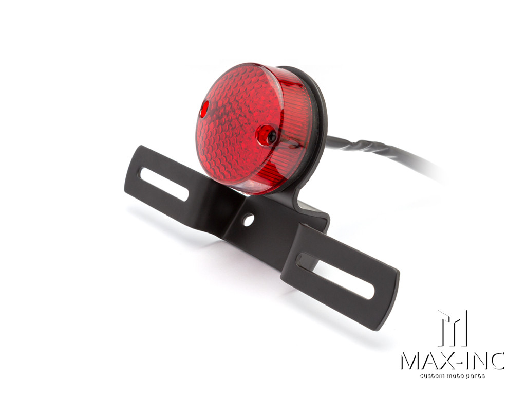 Black Classic Cafe Racer LED Stop / Tail Light
