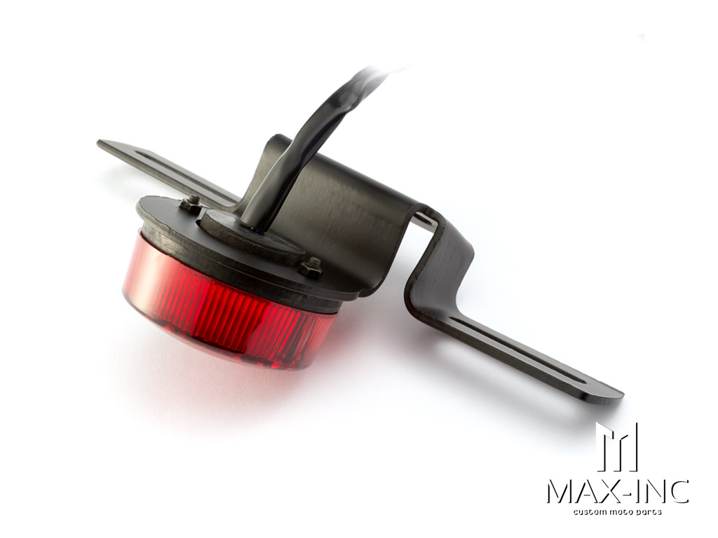 Black Classic Cafe Racer LED Stop / Tail Light