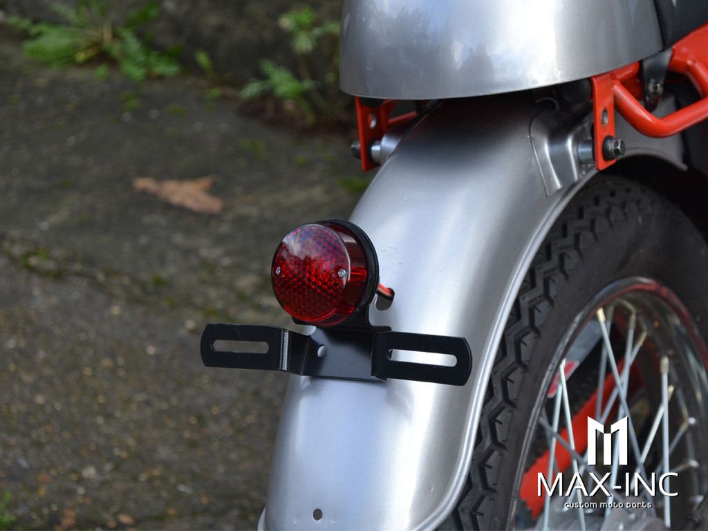 Black Classic Cafe Racer LED Stop / Tail Light