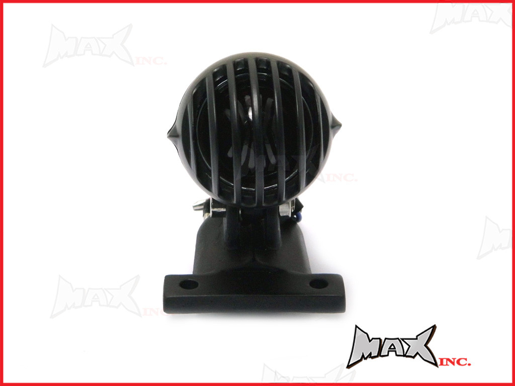 Black Vintage Style Prison Bar Stop / Tail Light - Bulb Type