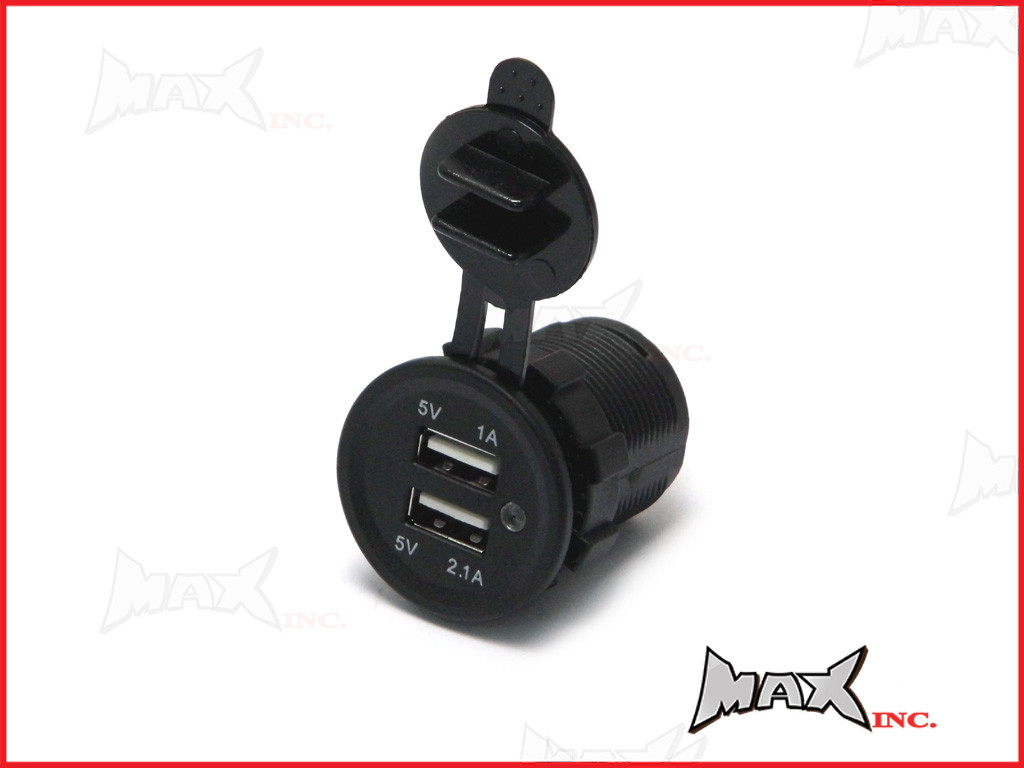 Universal Fairing / Flush Mount Twin USB Power Supply