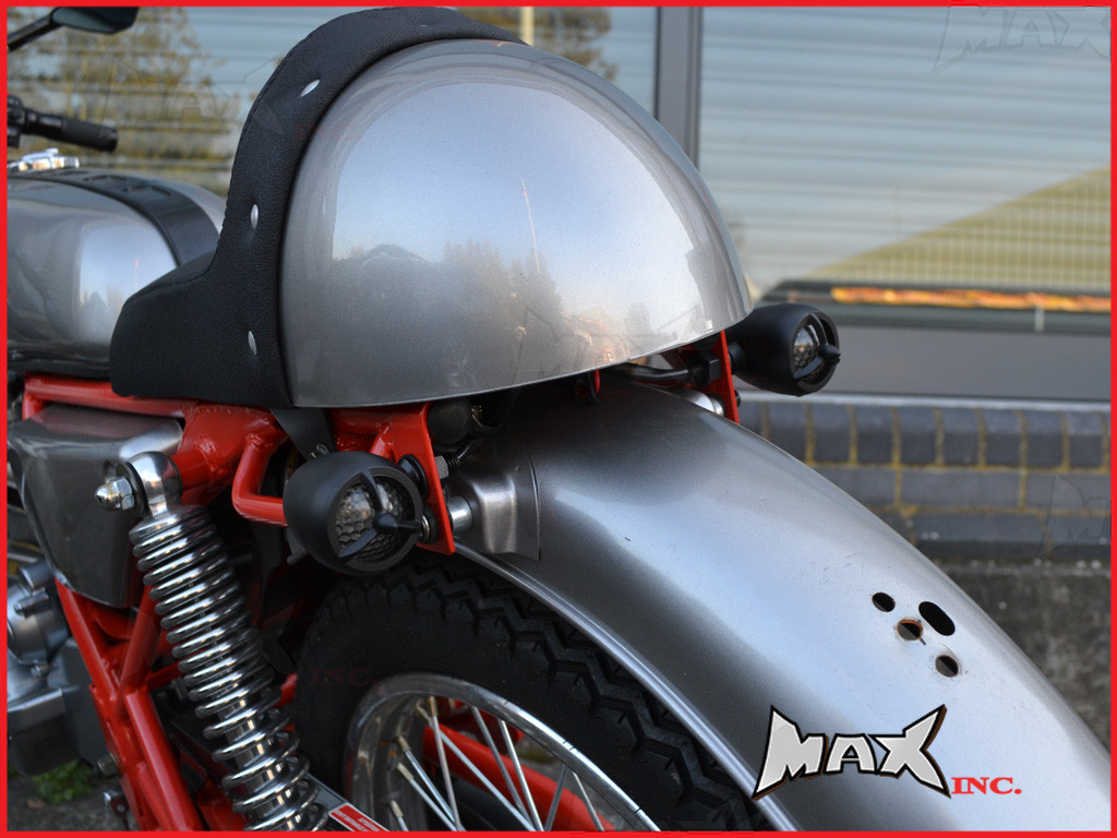 Black Alloy LED Custom HD Turn Signals / Indicators - Smoked Lense