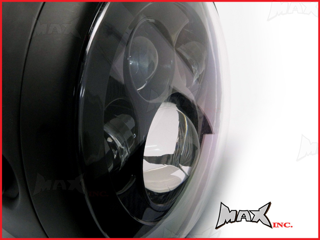 7.5 INCH High Quality Projector LED Matte Black Metal Headlight