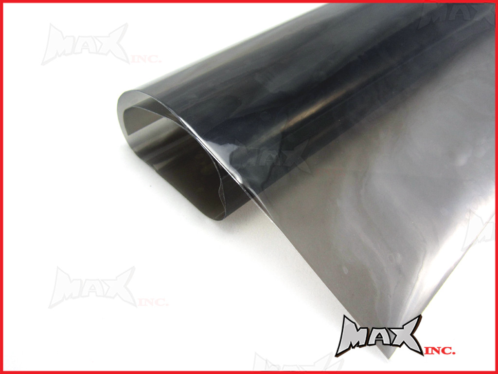 High Grade Self Adhesive Light Smoked Headlight Protective Film - 45cm x 37cm