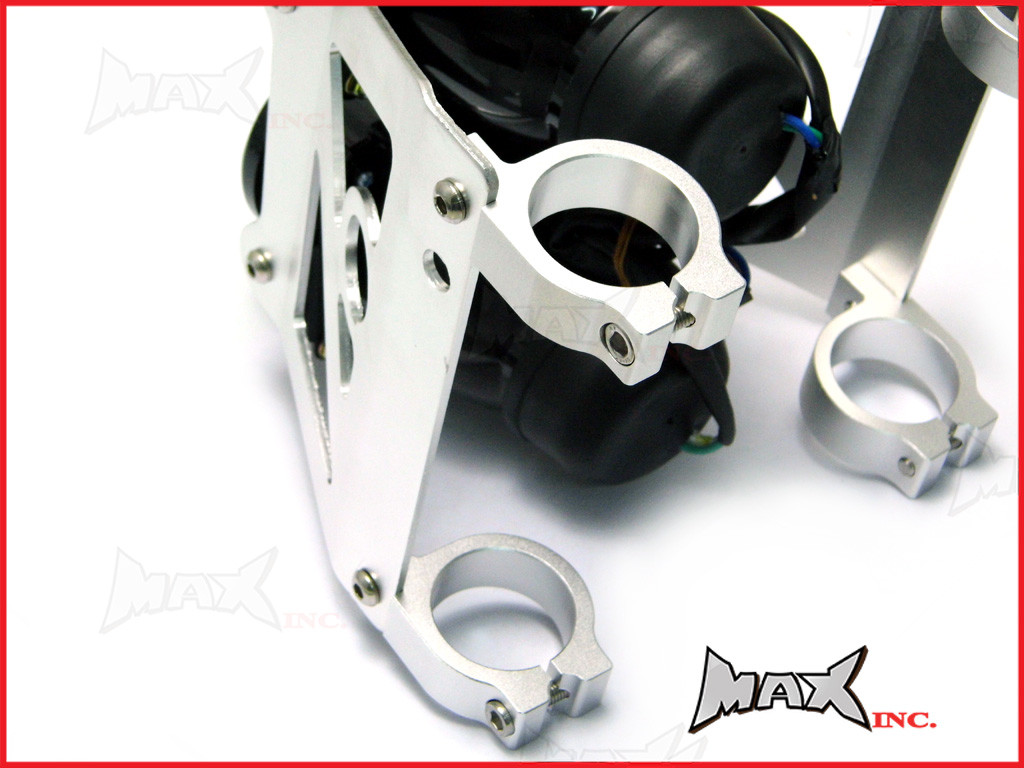 Dual Stacked Streetfighter Projector Headlight Set - Emarked & DOT Approved - 34/35mm