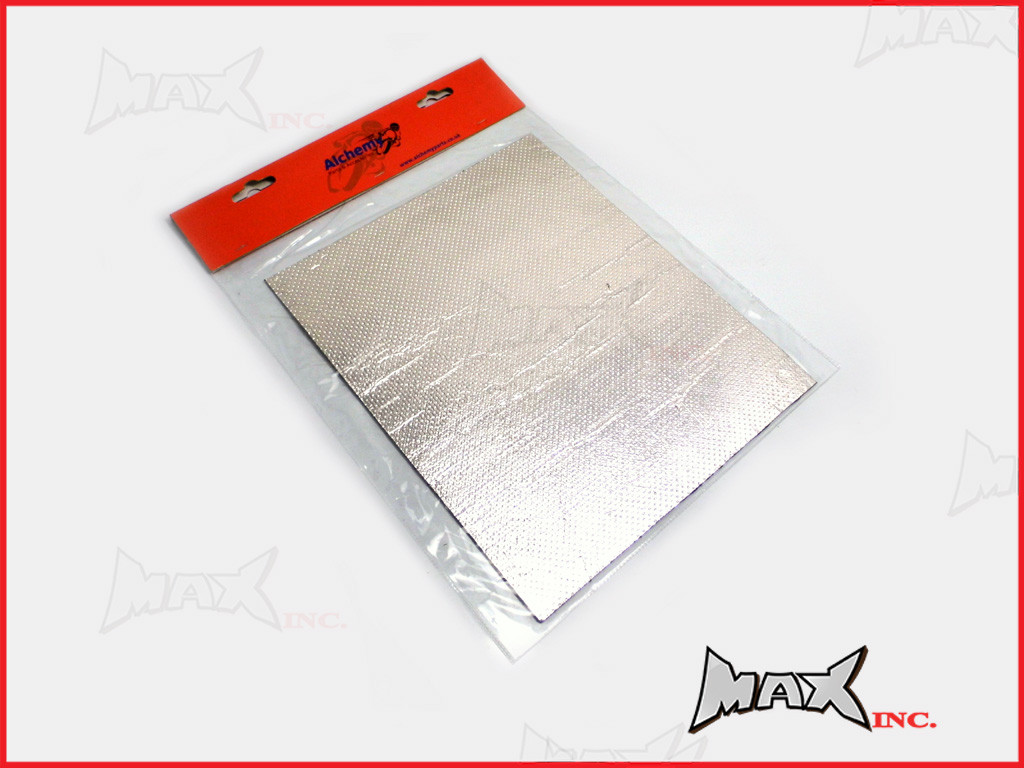 Self Adhesive Exhaust Aluminium Reflective Heat Shield - 40cm x 33cm