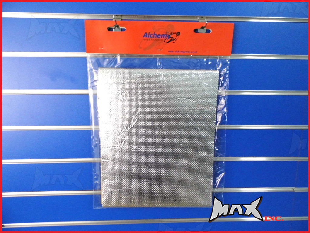 Self Adhesive Exhaust Aluminium Reflective Heat Shield - 100cm x 33cm